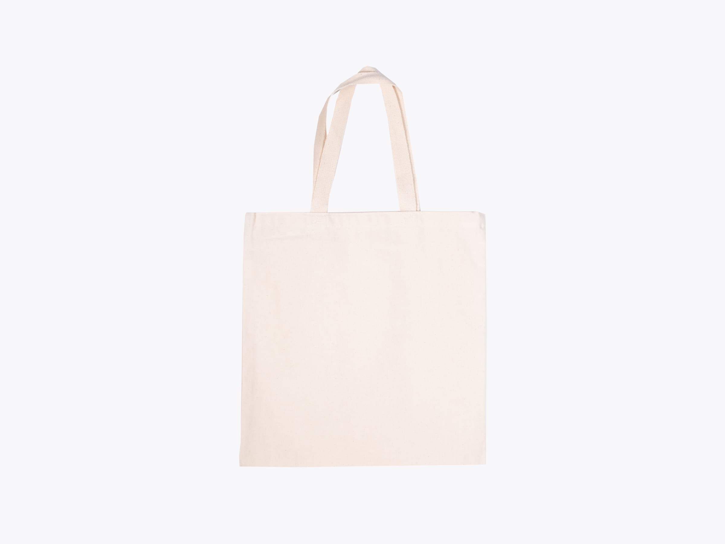 Q-Tees Q800 Promotional Tote in Natural (size:one size fits most, view:front)